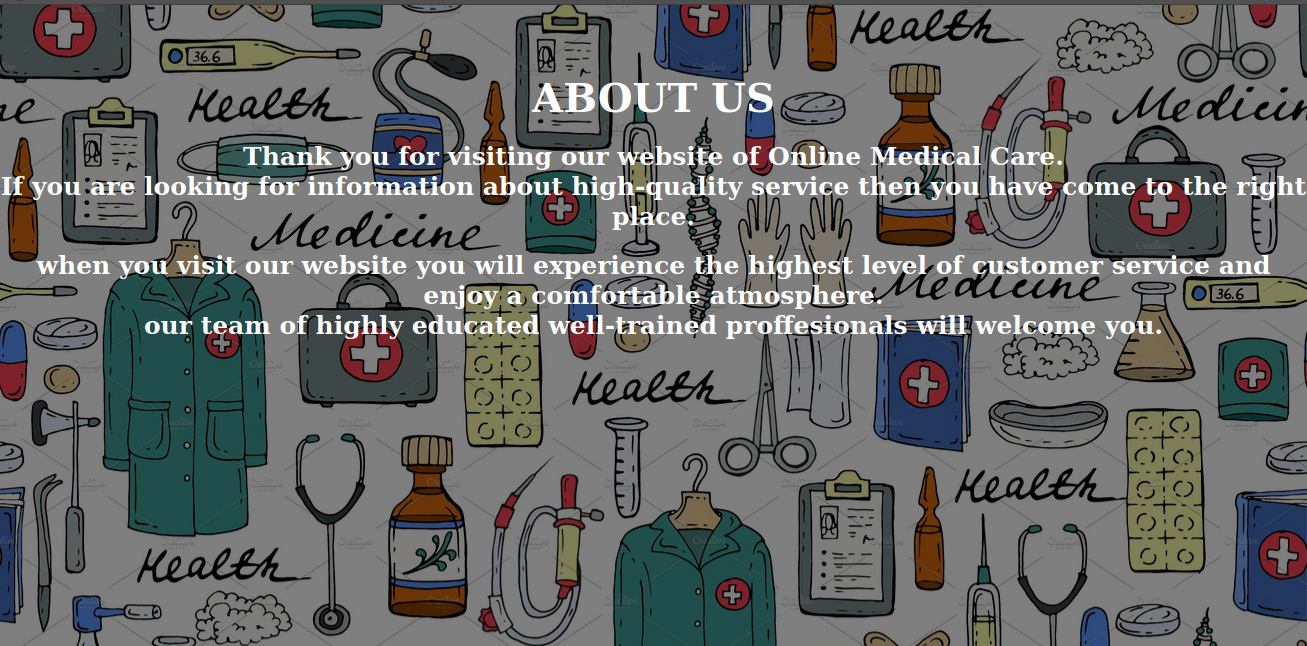 GitHub - aranishawkat/medweb: An online medical website for patients ...