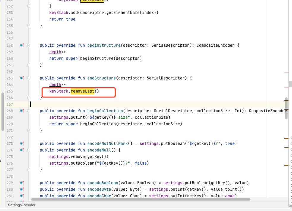 Serialization empty List with wrong key · Issue 160 · russhwolf