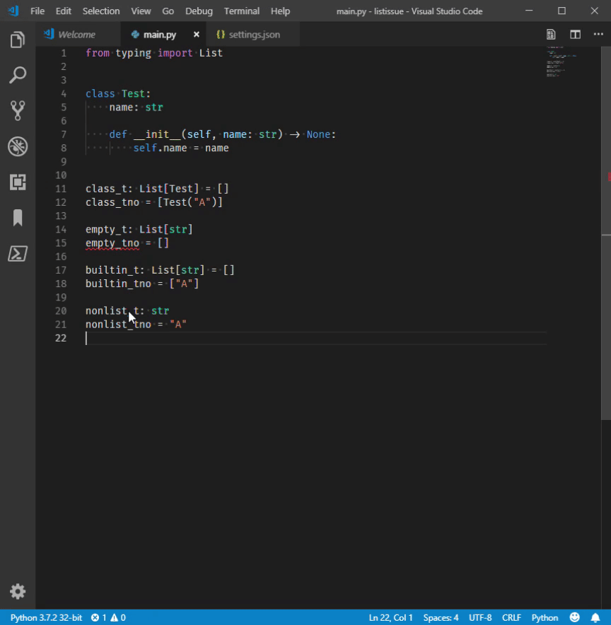 Intellisense method suggestions don't work on typed lists · Issue #4343 ...