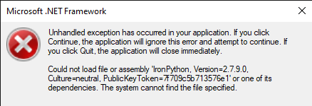 Could not load file or assembly IronPython · Issue #4 · bluephoton/najm ...