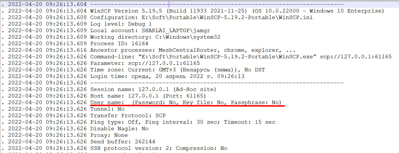Winscp Connection Error Msg Problem connecting to windows machines by WinSCP · Issue #3900 ...