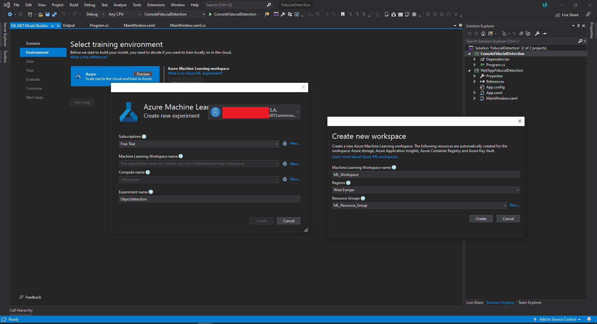 Azure Machine Learning workspace creation fails for Object Detection ...