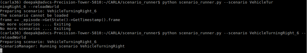 Error with Scenario_4 · Issue #355 · carla-simulator/scenario_runner ...