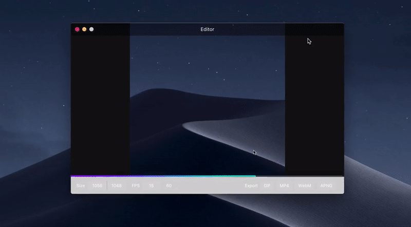 kap export save file dialog broken - screen recording