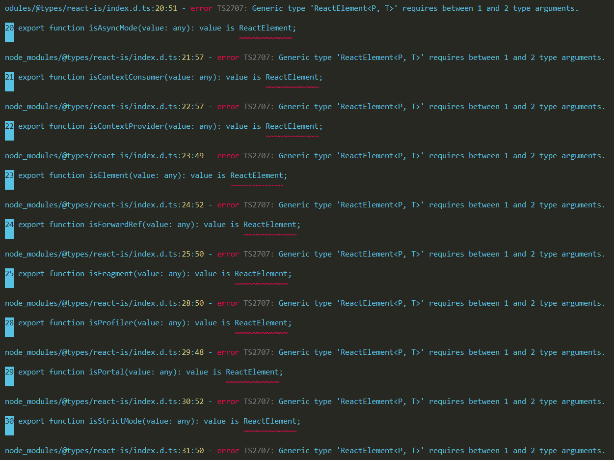 react element 1 type