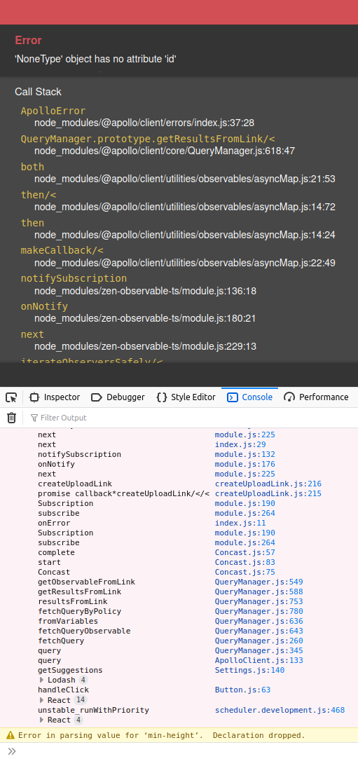 Merge suggestions error when not signed in · Issue #811 · ispras ...