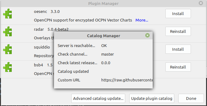 Plugin Manager - Catalog Manager window does not display correctly ...