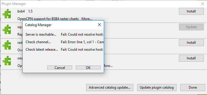 Plugin Manager - Catalog Manager window does not display correctly ...