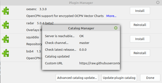 Plugin Manager - Catalog Manager does not consistently display the ...