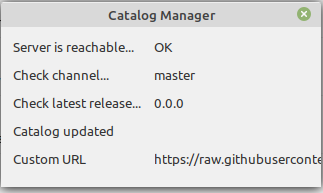 Plugin Manager - Catalog Manager inconsistent display between windows ...