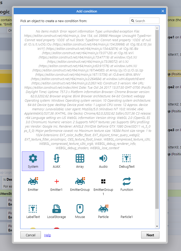 Crash when undoing several event editor changes · Issue #968 · Scirra ...
