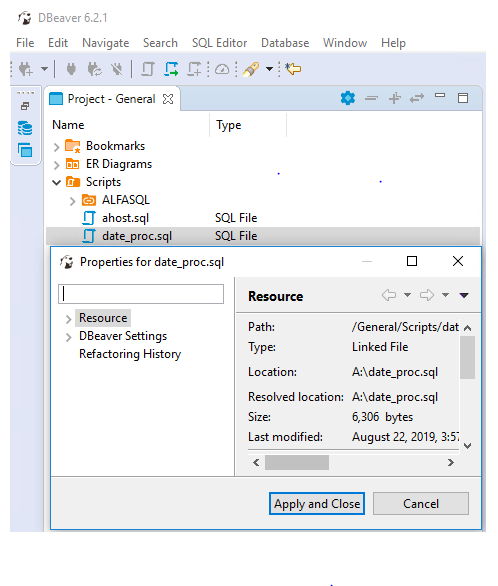 Script type in list does not match script type in properties · Issue ...