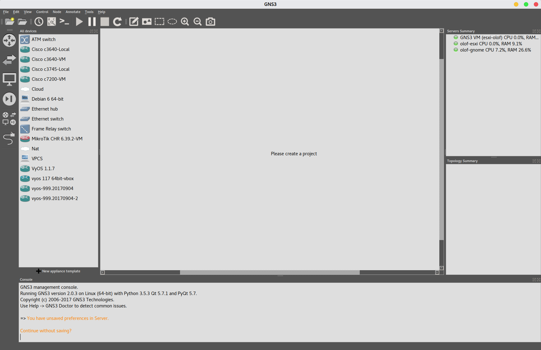 Remote server vs Remote GNS3 VM · Issue #2261 · GNS3/gns3-gui · GitHub