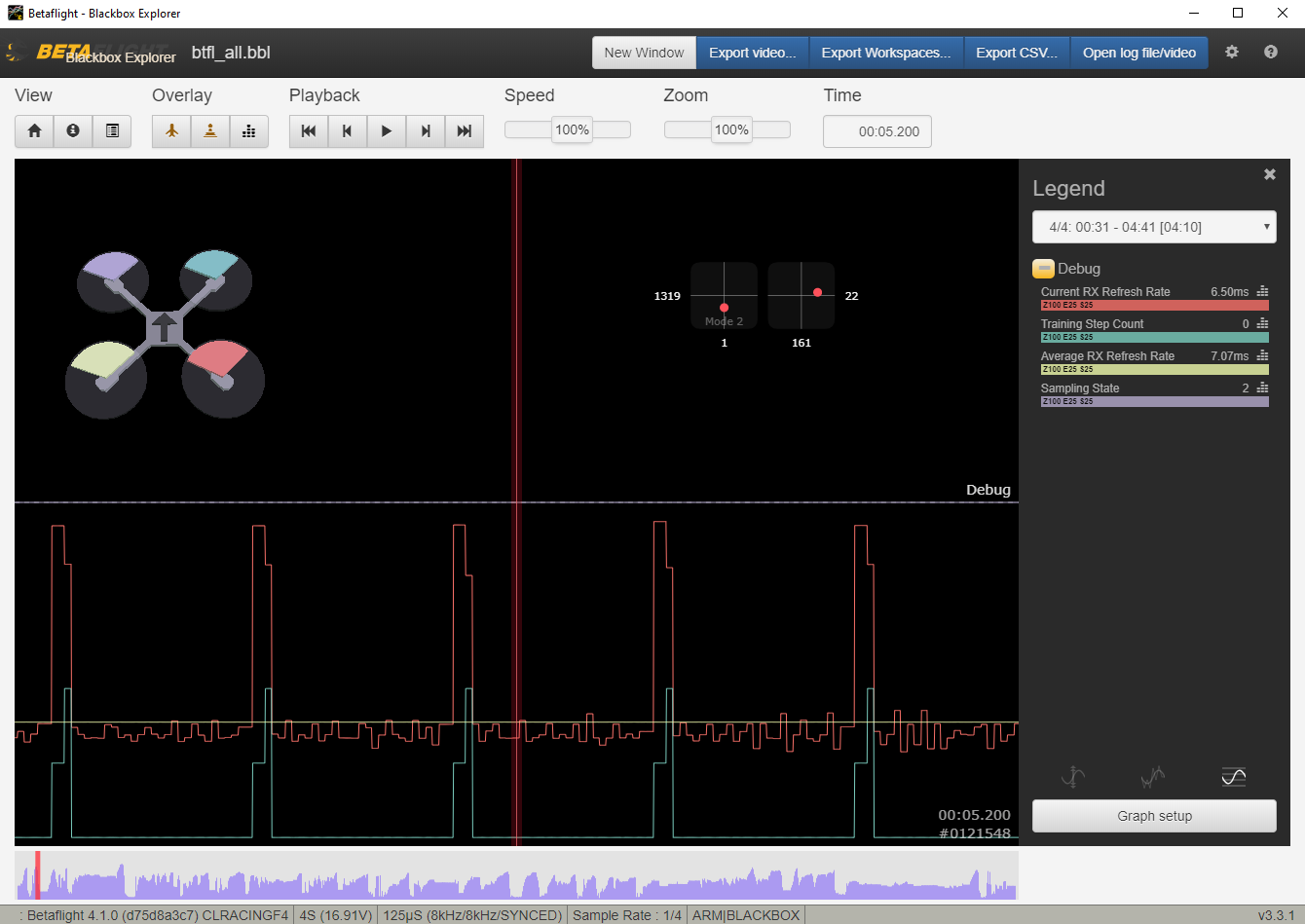 OTX 2.3N69 on X9D+ SE shows jitter in RC · Issue #6673 · opentx/opentx ...