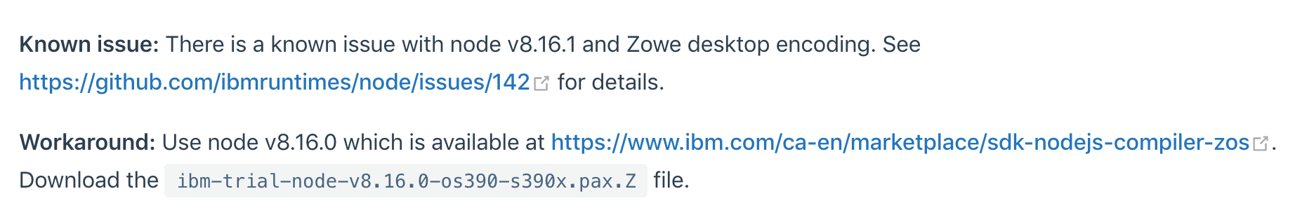 Node 8.16.2 is available which fixes the 8.16.1 issue so update the ...