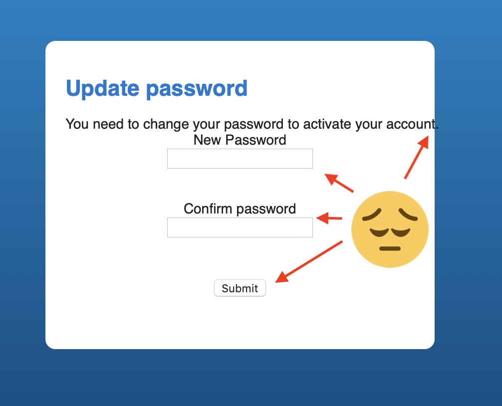 Keycloak password change dialog box is not styled · Issue 2957