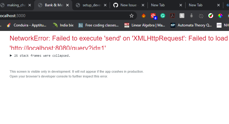 Following error occur while clicking on "Start Streaming Data" · Issue ...