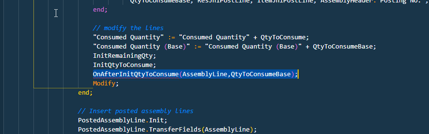 [Event Requst ] Codeunit 900 Assembly Post in functon PostLines · Issue ...