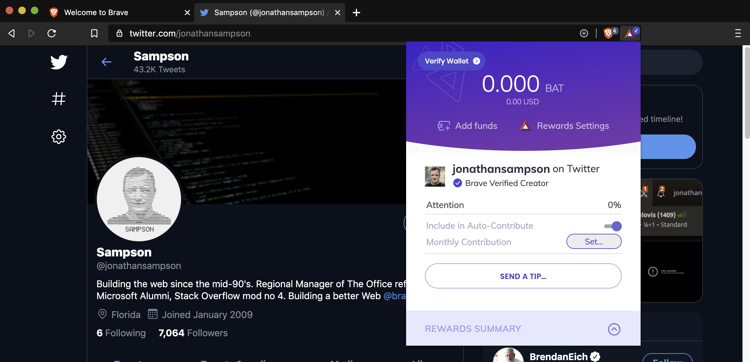 [Desktop] verified creator favicon is no longer correctly shown in the ...