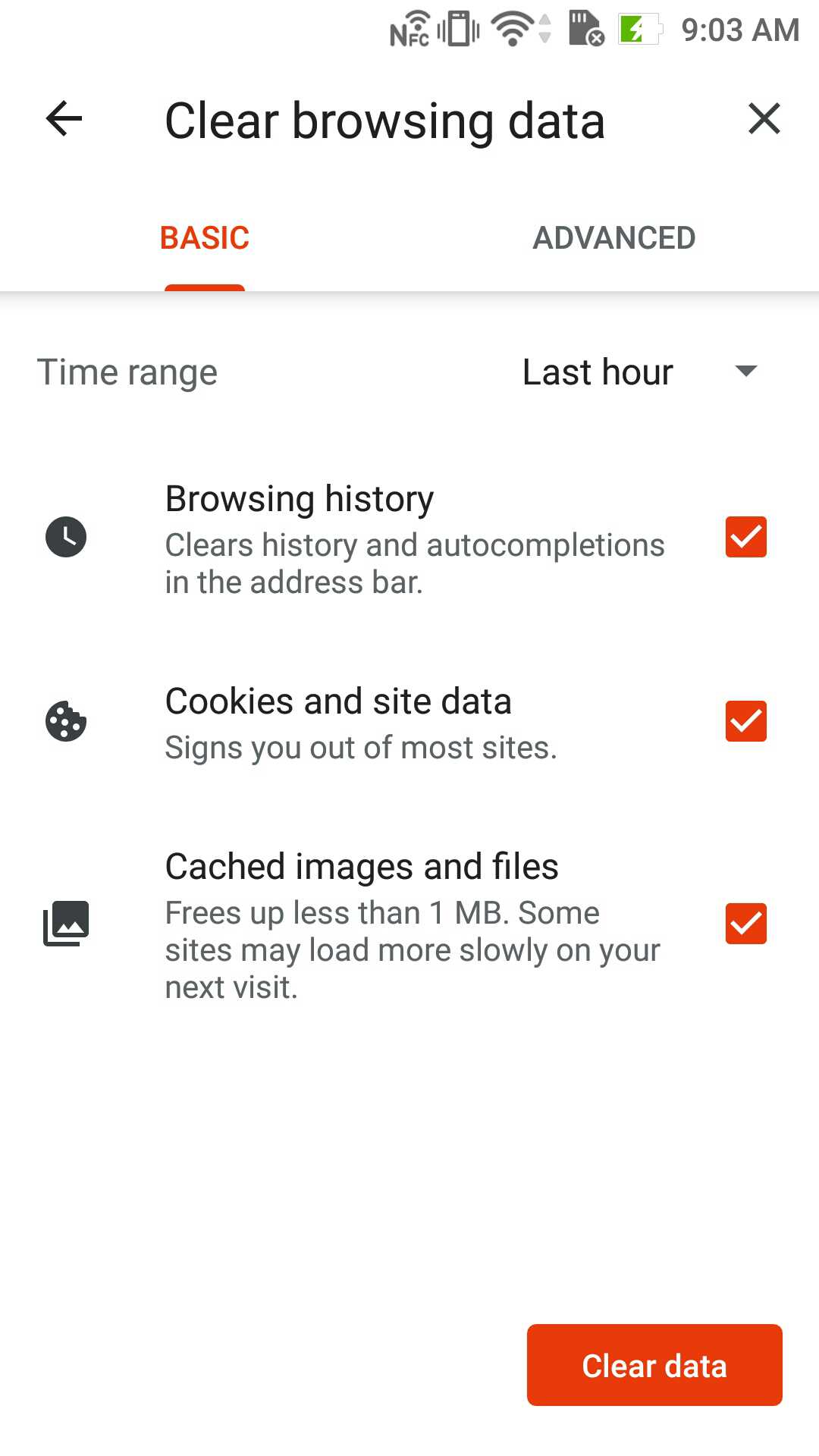 [Android] Remove clear download history setting · Issue 8827 · brave