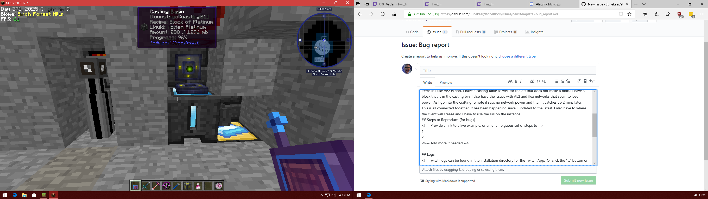 Random Bug · Issue #703 · Sunekaer/stoneBlock · GitHub