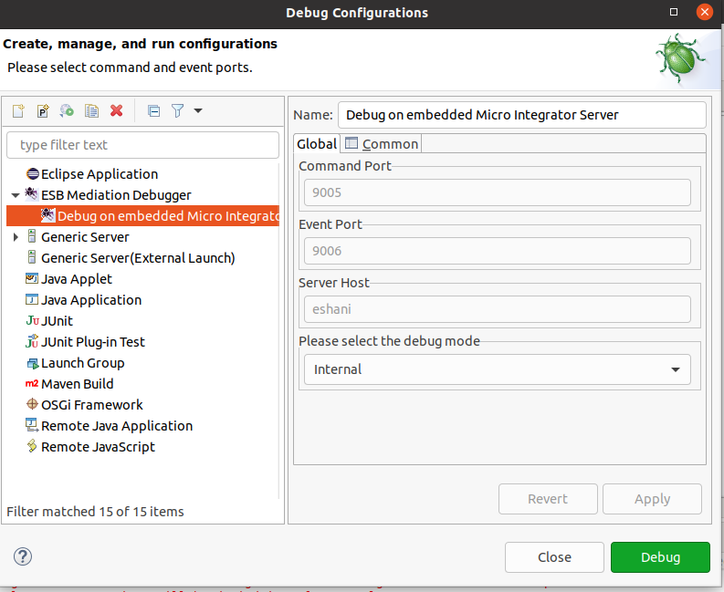 Integration Studio 8.1.0 issue when running the embeded micro ...