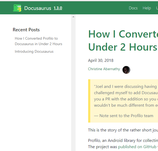 Scrollbar are always visible · Issue 793 · facebook/docusaurus · GitHub