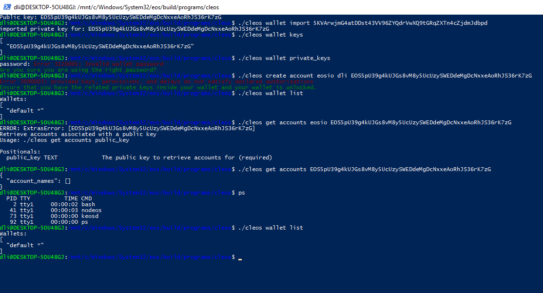 cleos command-outputs