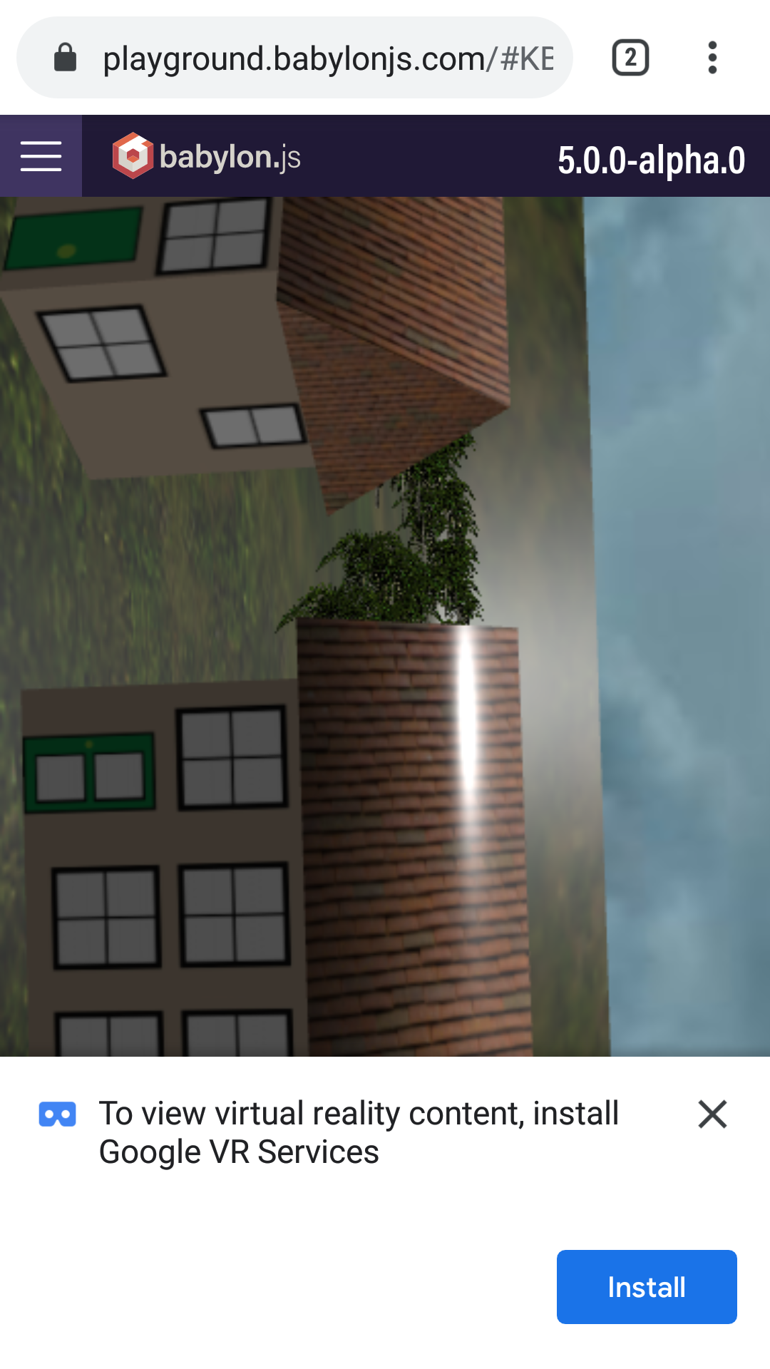 Babylon 4.2 can Cardboard VR be supported without Google VR Services