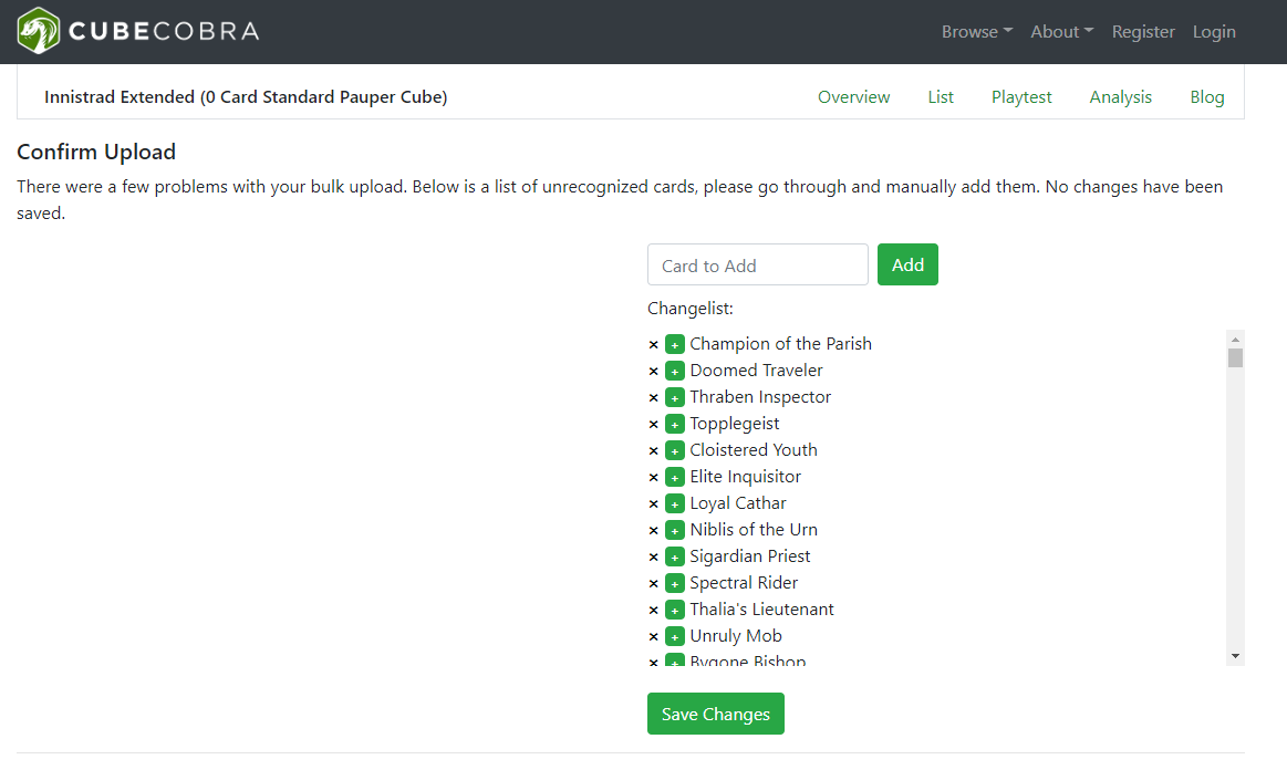 Confirm Bulk Import not showing login state · Issue #1092 · dekkerglen ...