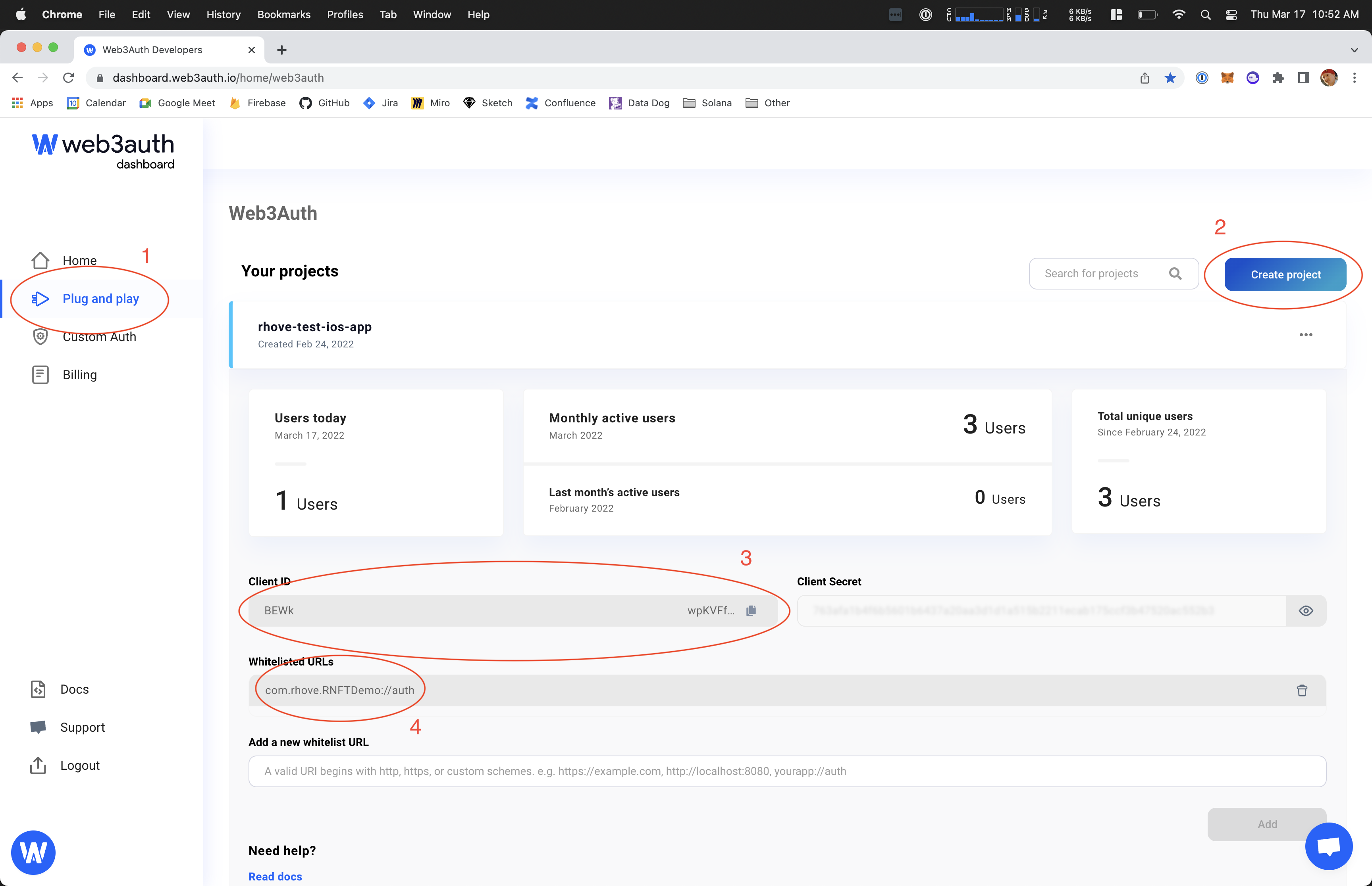 web3auth-console