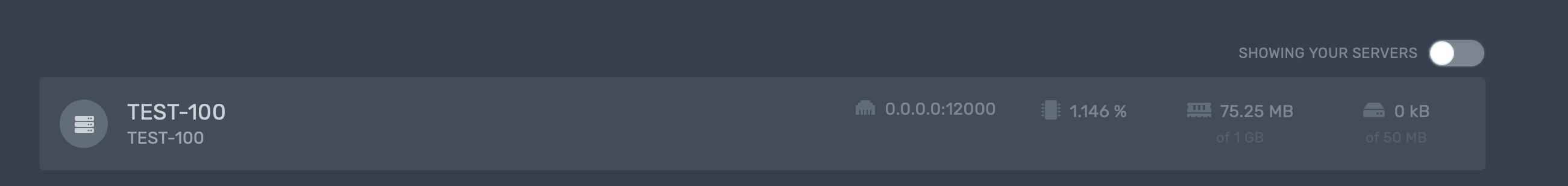 Hidden server status in the server list · Issue #2431 · pterodactyl ...