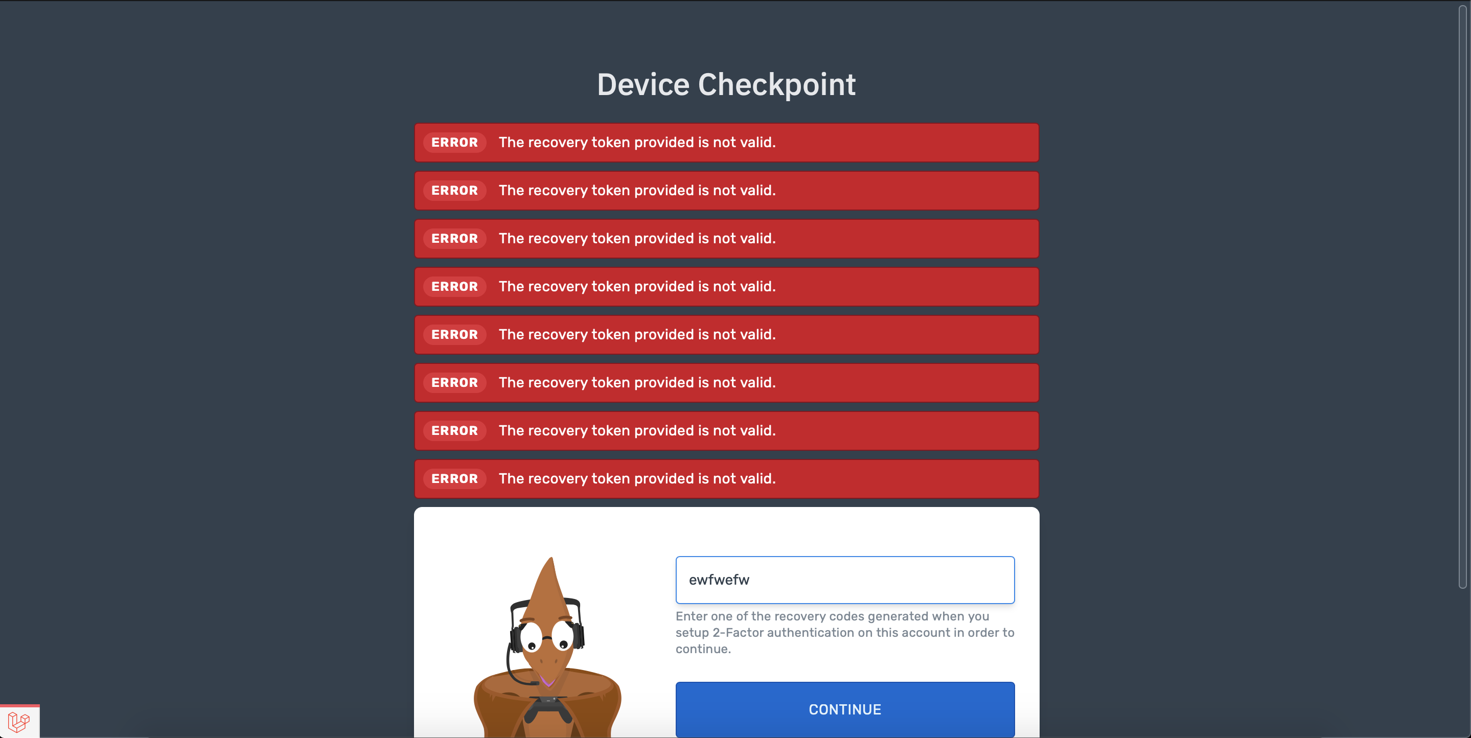 Spam with an error message during 2FA authorization · Issue #2455 ...