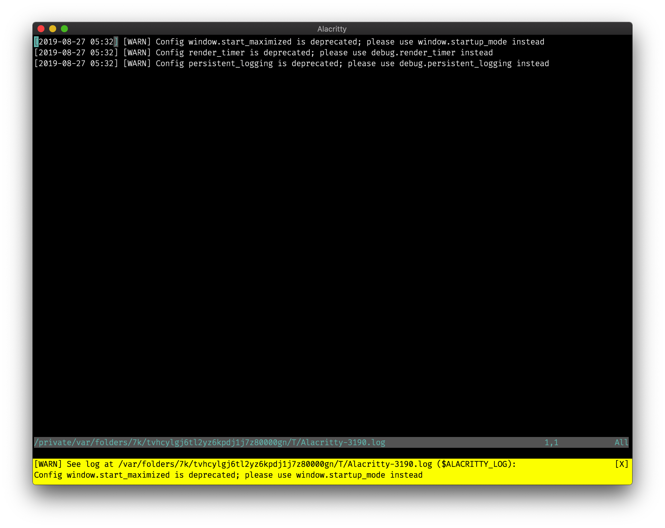 Macos deprecation warning · Issue #2756 · alacritty/alacritty · GitHub