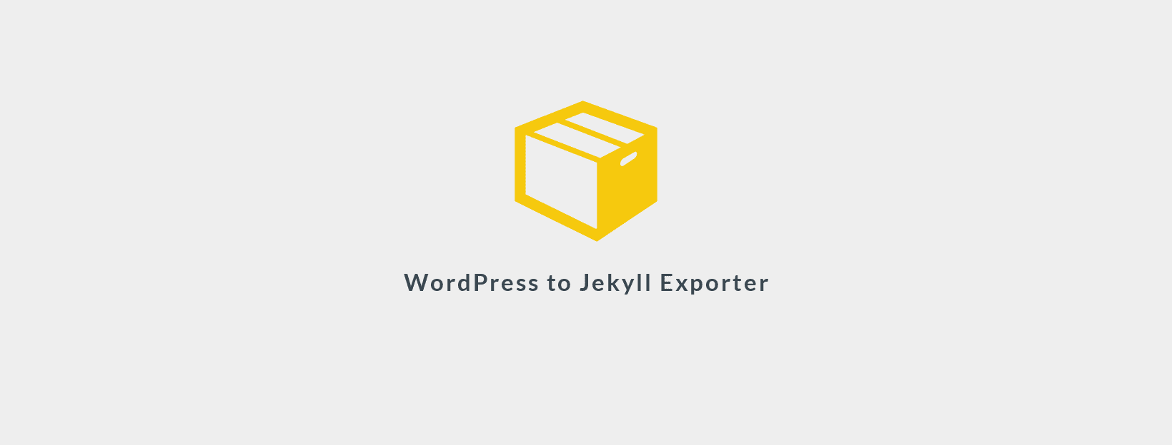 WordPress to Jekyll Exporter logo header