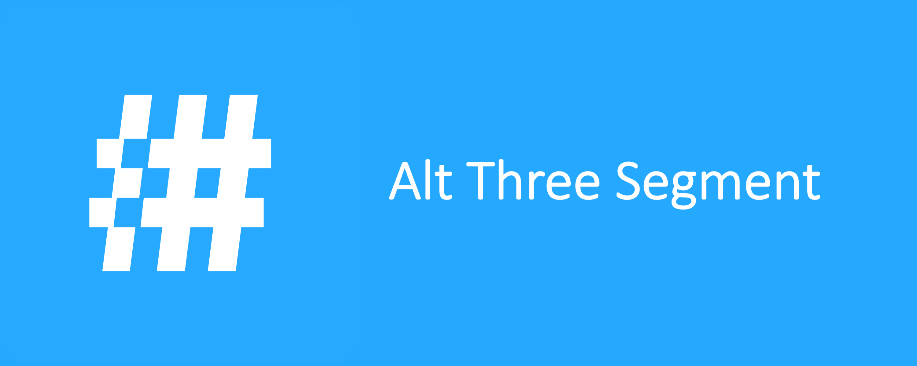 Alt Three Segment