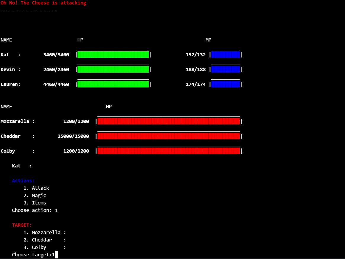 GitHub - victoria-field/RPG-Python-Cheese-battle