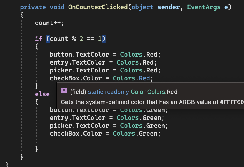 Text Color for Button, Picker, CheckBox cannot be changed on Windows ...