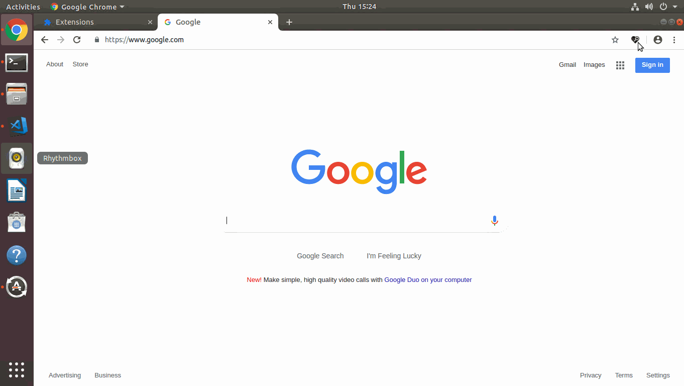01 - extension is working on linux