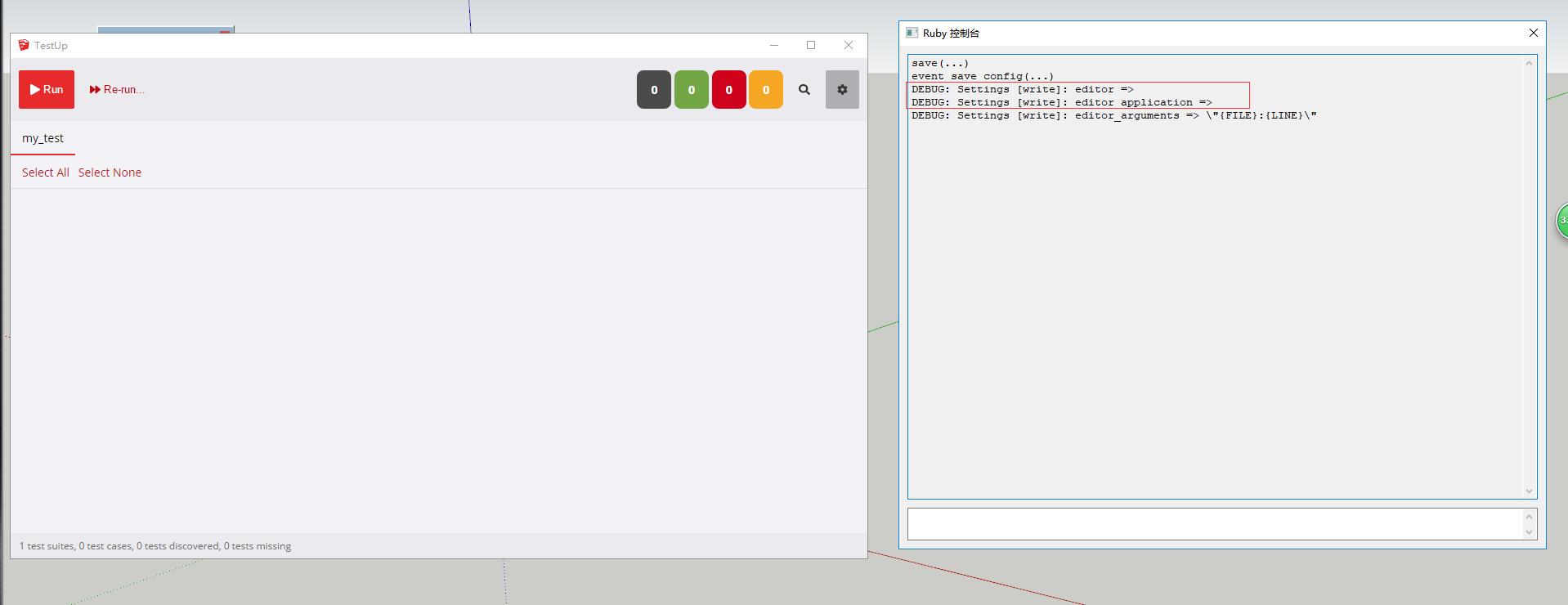 Unable to change the code editor · Issue #165 · SketchUp/testup-2 · GitHub