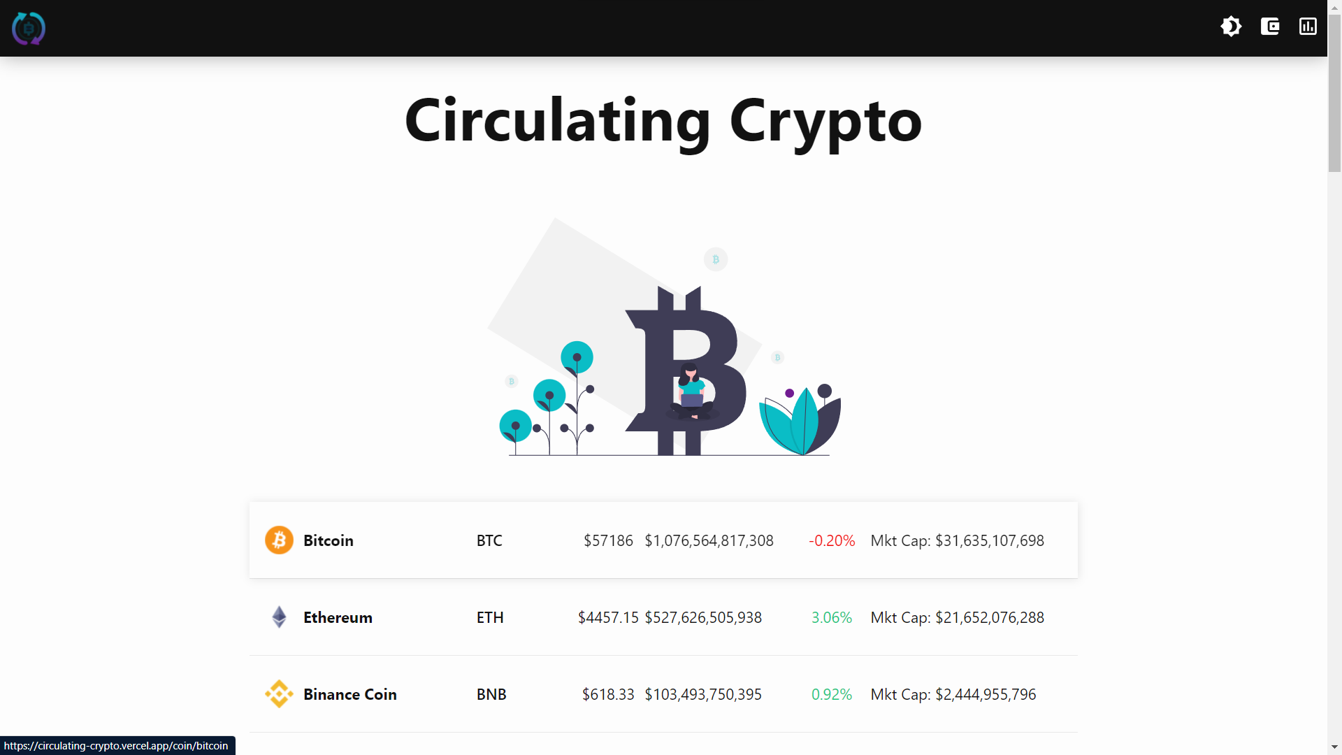 GitHub - Leon-A1/circulating-crypto
