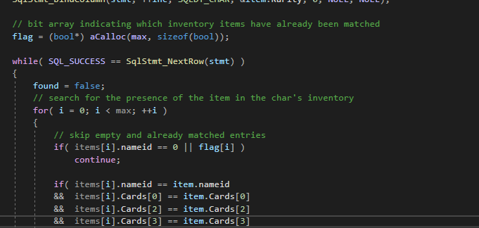 Wrong item equality validation in char_memitemdata_to_sql? · Issue ...