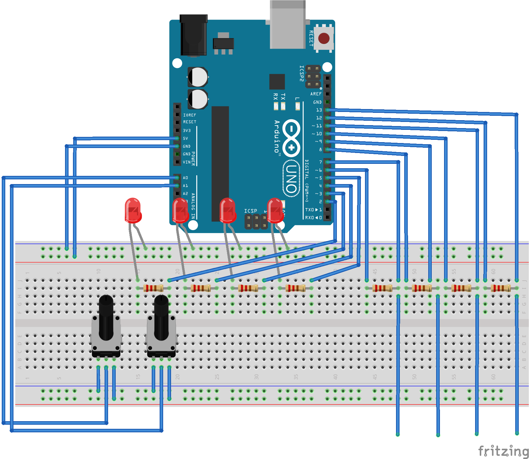 Fritzing structure