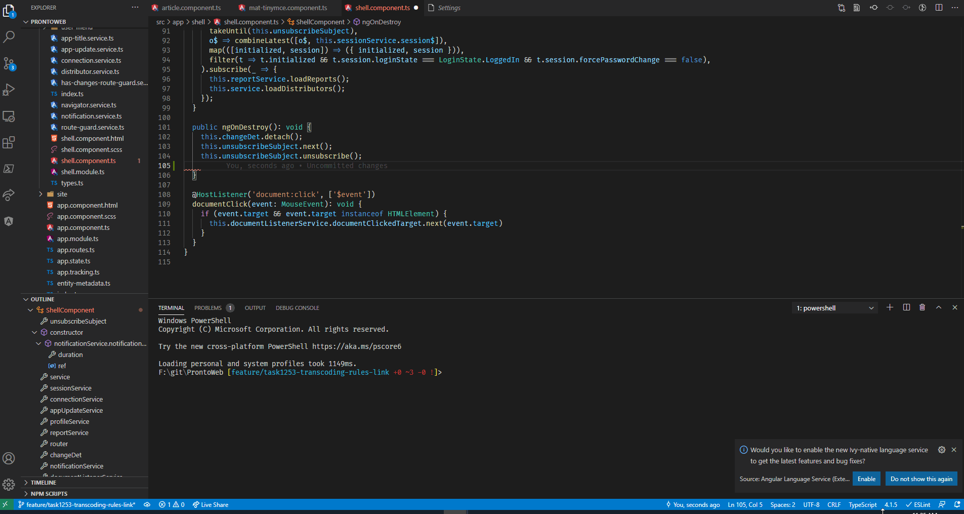 Ivy LS makes some features in TS context unusably slow · Issue #1104 ...