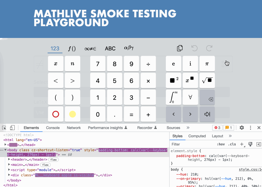 [Regression] Body accumulates padding on virtual keyboard toggling ...