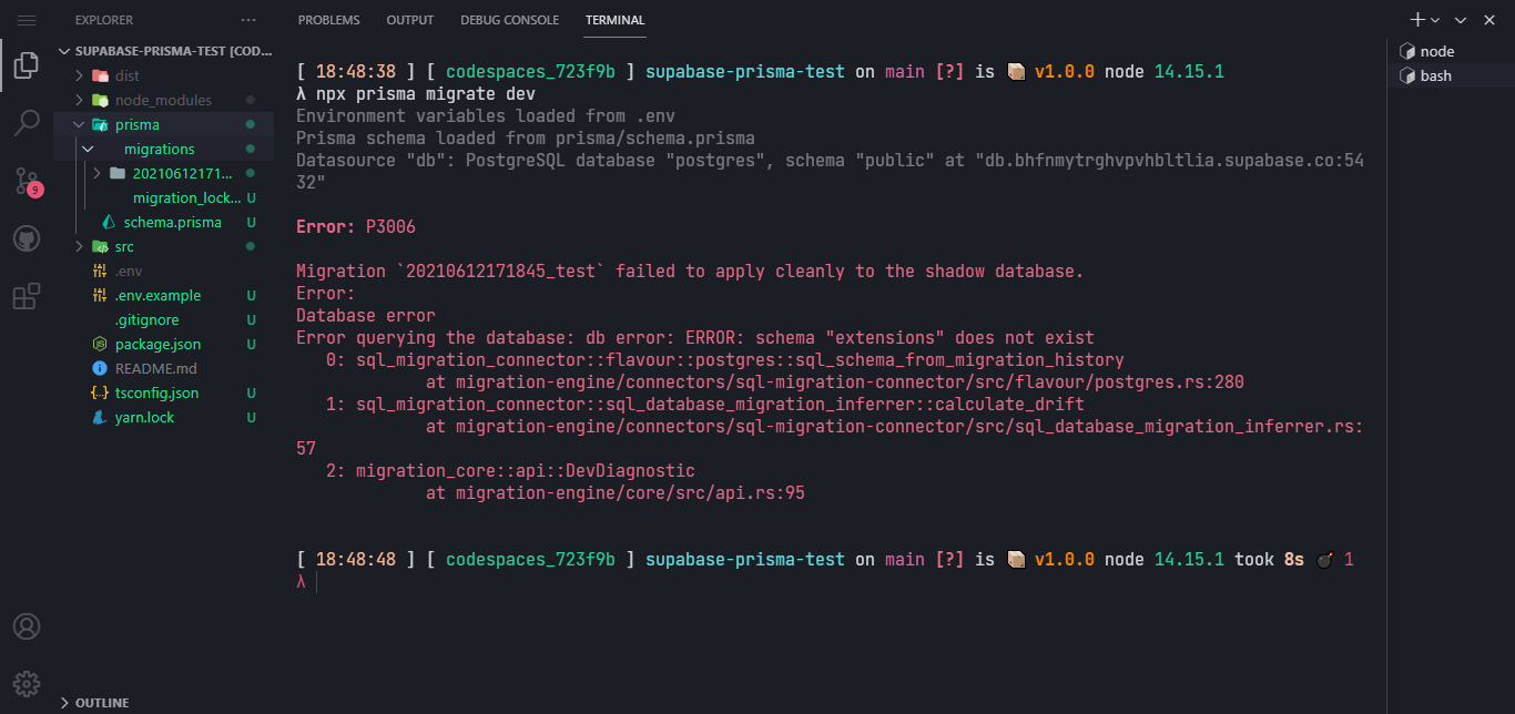 Handeling migrations with Prisma? · supabase · Discussion #554 · GitHub