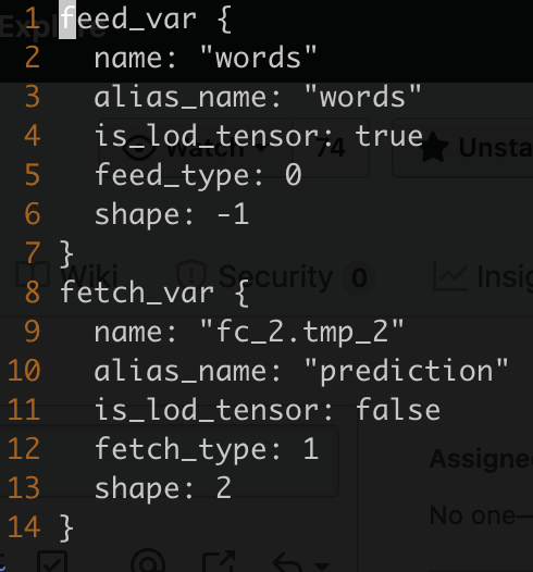 imdb的模型被更新过，需要更新相应脚本的fetch变量 · Issue #690 · PaddlePaddle/Serving · GitHub