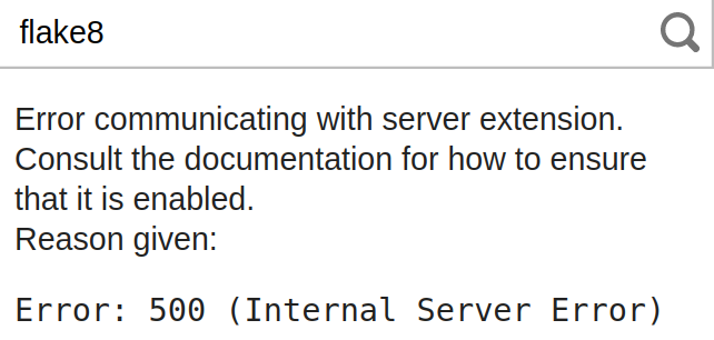 Error occurred installing jupyterlab-flake8 · Issue #19 · mlshapiro ...