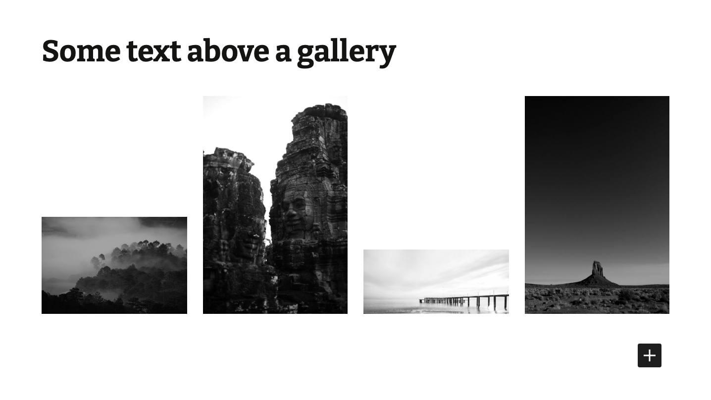 Gallery Block Align uncropped items to the top of the block · Issue