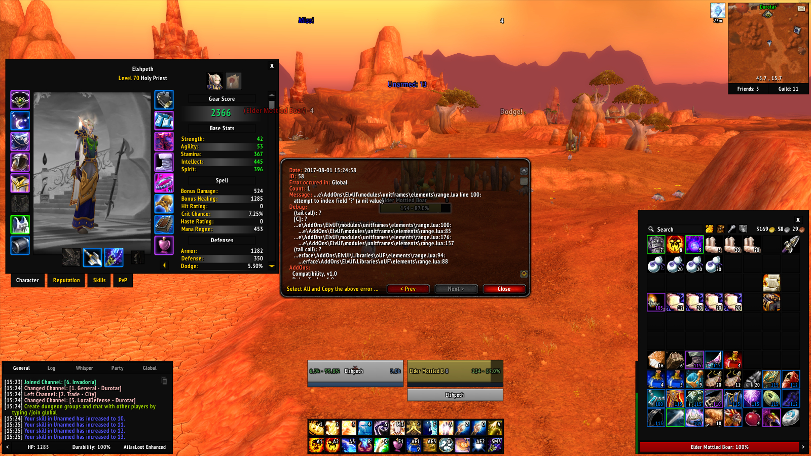 Raid/Party Frames disappared all together · Issue 279 · ElvUITBC